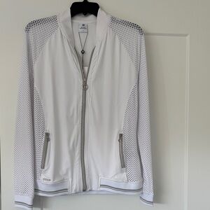 Daily Sports White Bomber Jacket